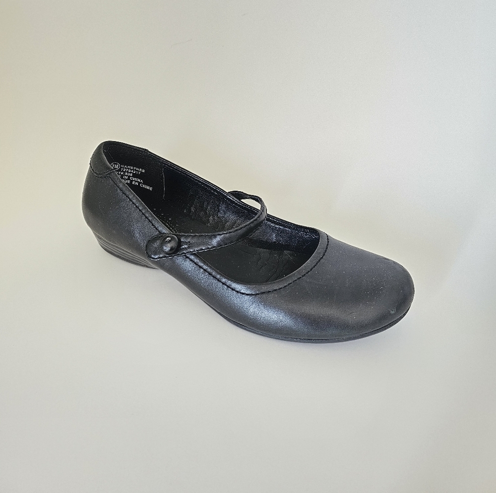 Women's Black Mary Jane flats Shoe 7